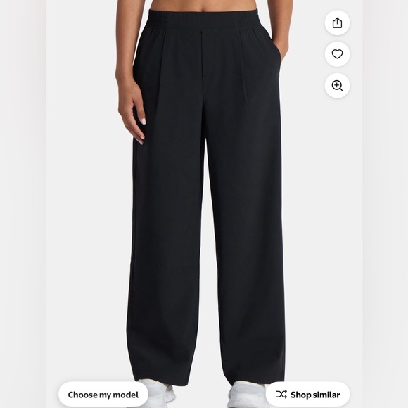 Avia feather stretch Black Elastic trouser pants small 4-6 - Picture 9 of 12